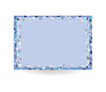 Blue Terrazo Vertical Weekly Desk Planner