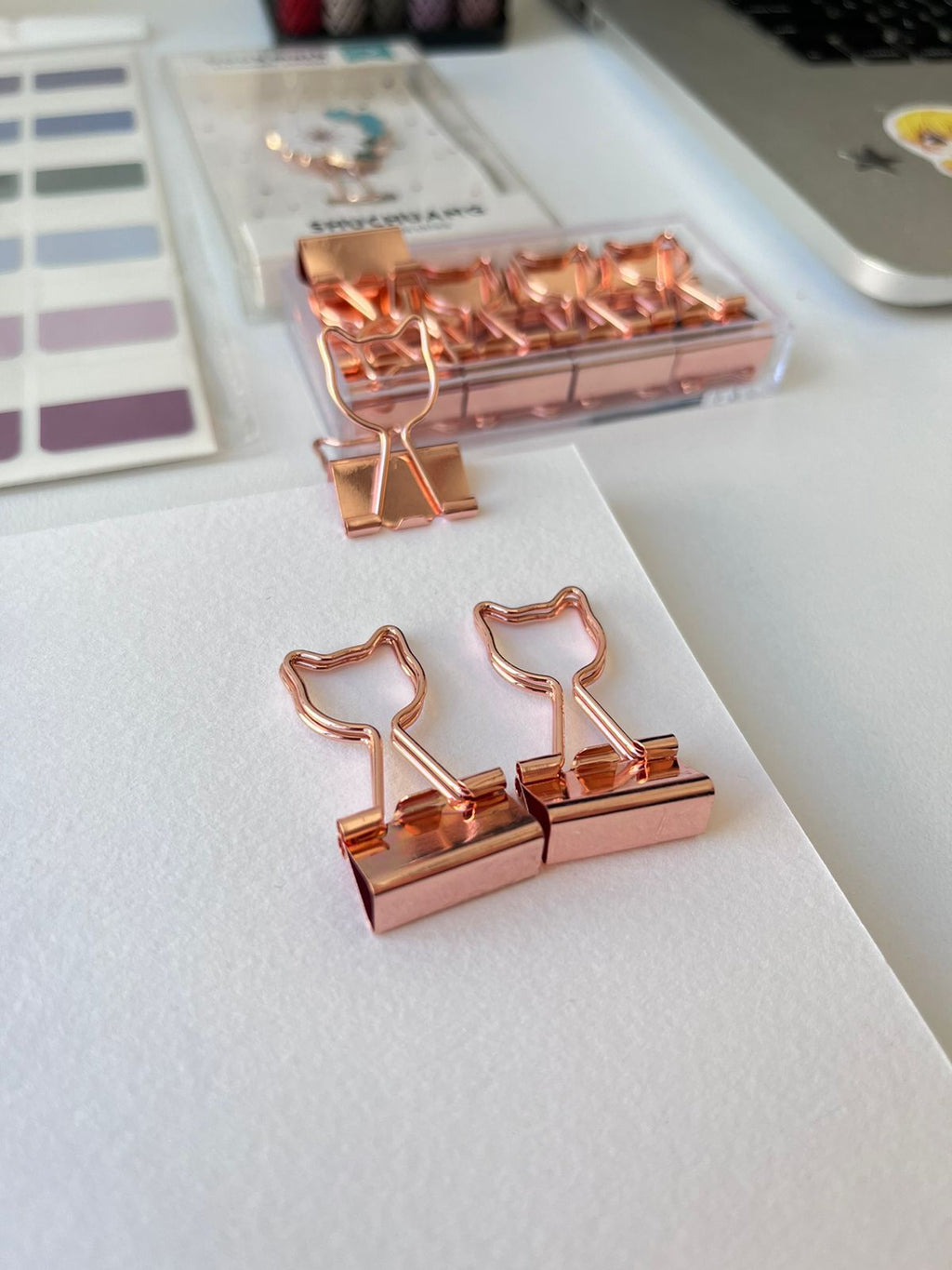 Aesthetic Metal Paper Clips Pack