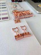 Aesthetic Metal Paper Clips Pack