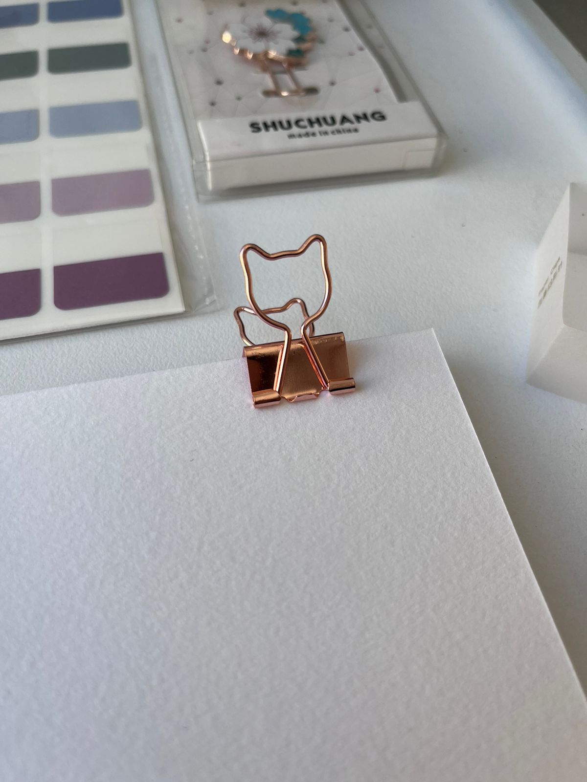 Aesthetic Metal Paper Clips Pack